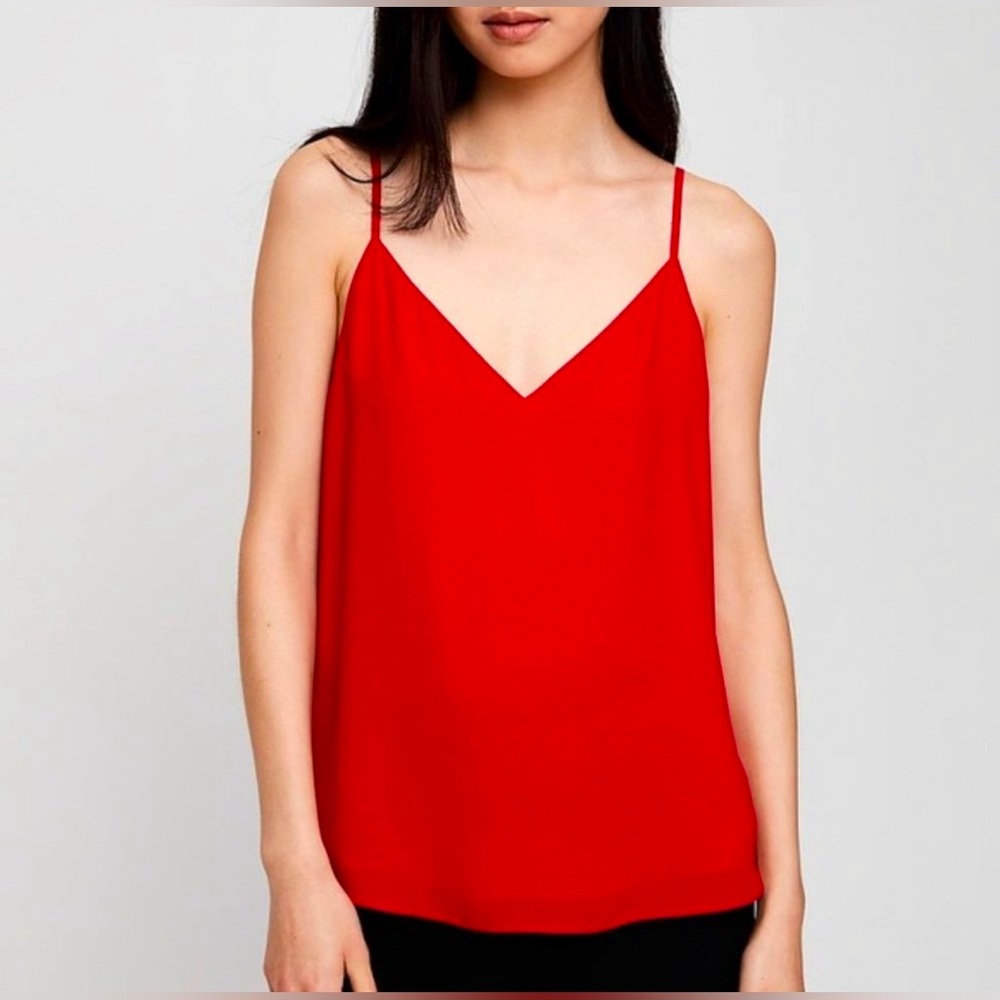 Aritzia Babaton Everly V Neck Camisole Tank Blouse✨